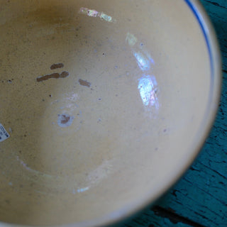 Vintage Tonalá Clay Bowl, As Is  Zinnia Folk Arts   