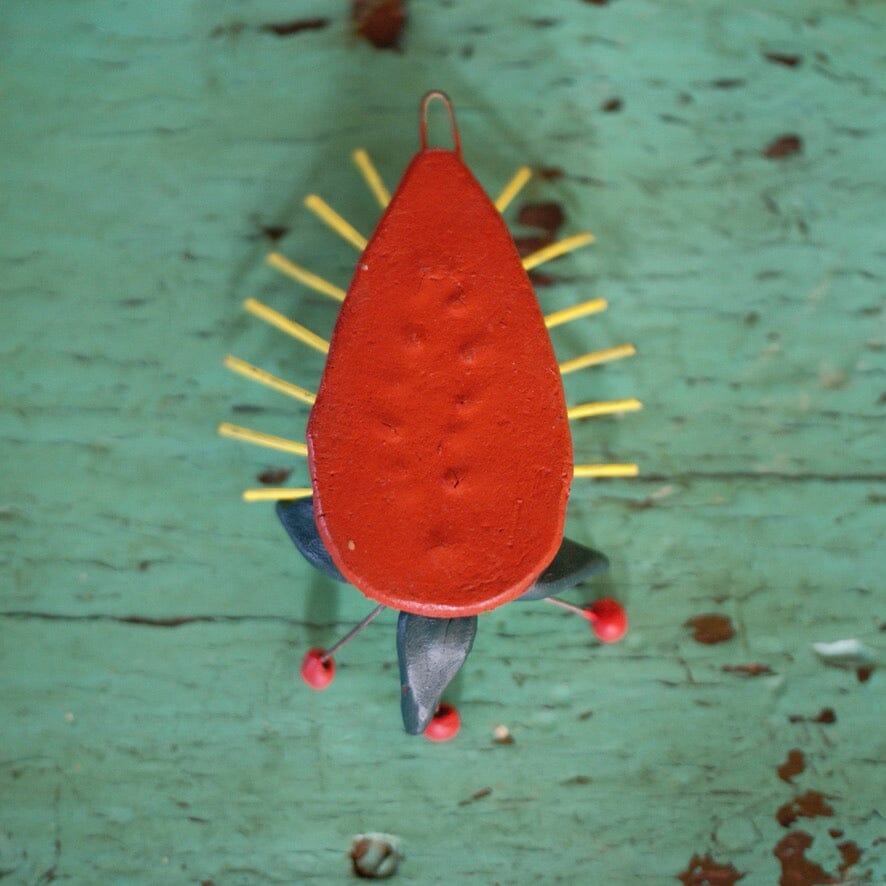 Virgin of Guadalupe Ocumicho Wall Hanging Guadalupe Zinnia Folk Arts   