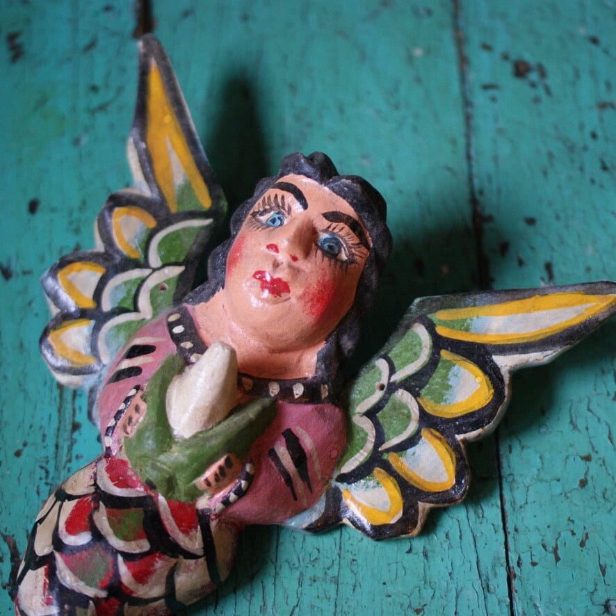 Winged Hanging Mermaids  Zinnia Folk Arts   