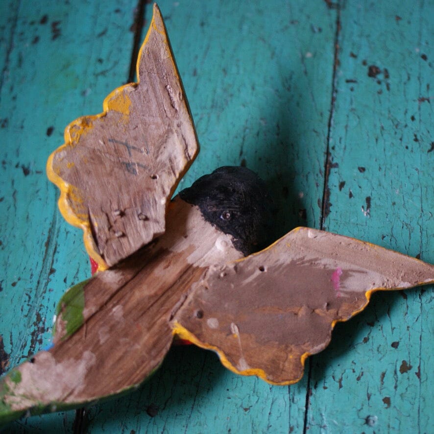 Winged Hanging Mermaids  Zinnia Folk Arts   