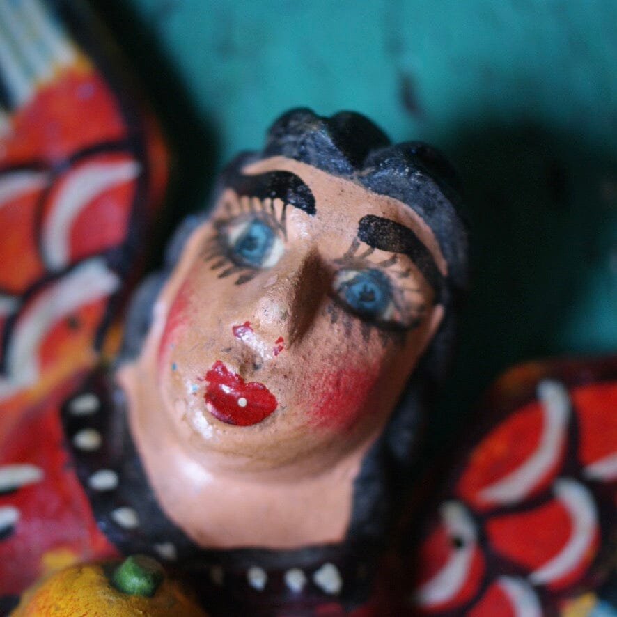 Winged Hanging Mermaids  Zinnia Folk Arts   